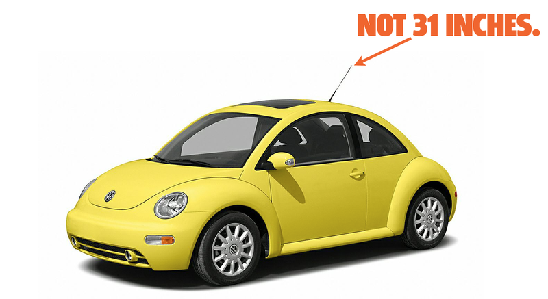 Illustration for article titled Why Cars Don't Have Those Long Antennas Anymore